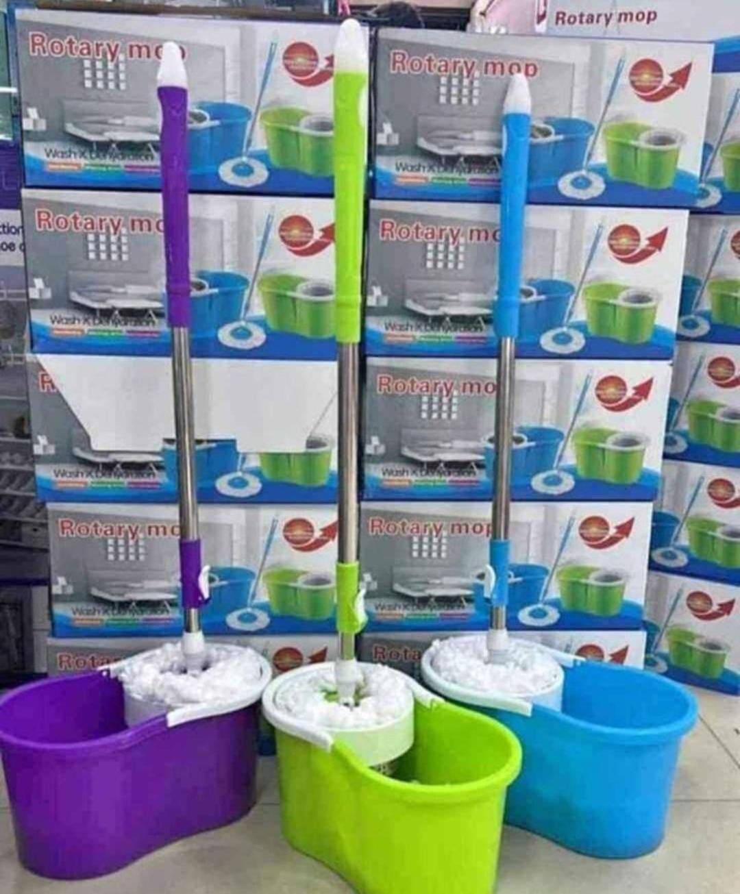 Miniatura 5 de Balde trapero con base metalizada